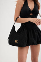 Isla Woven Hobo Bag