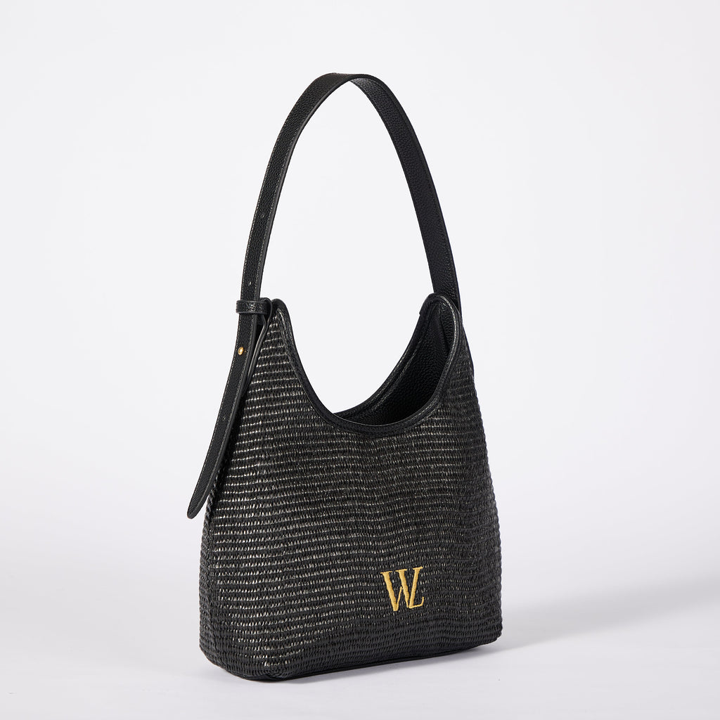 Isla Woven Hobo Bag