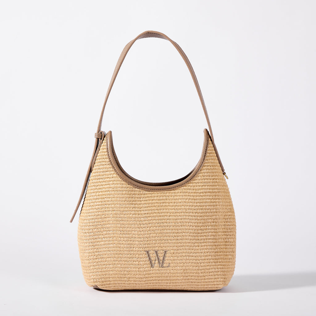 Isla Woven Hobo Bag