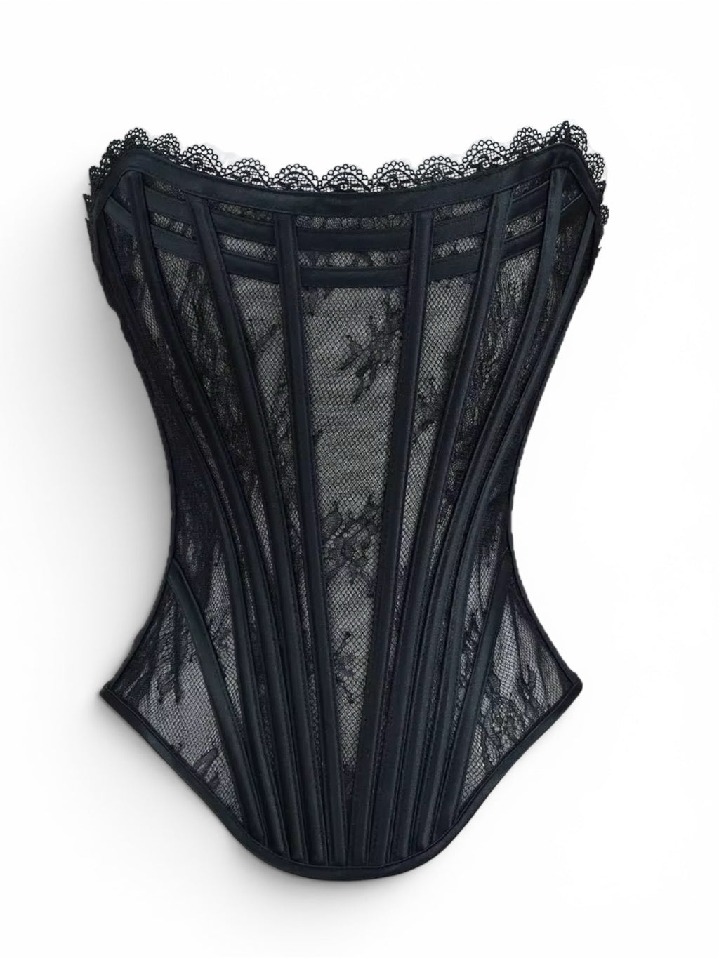 Noire Lace-Up Corset