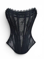 Noire Lace-Up Corset