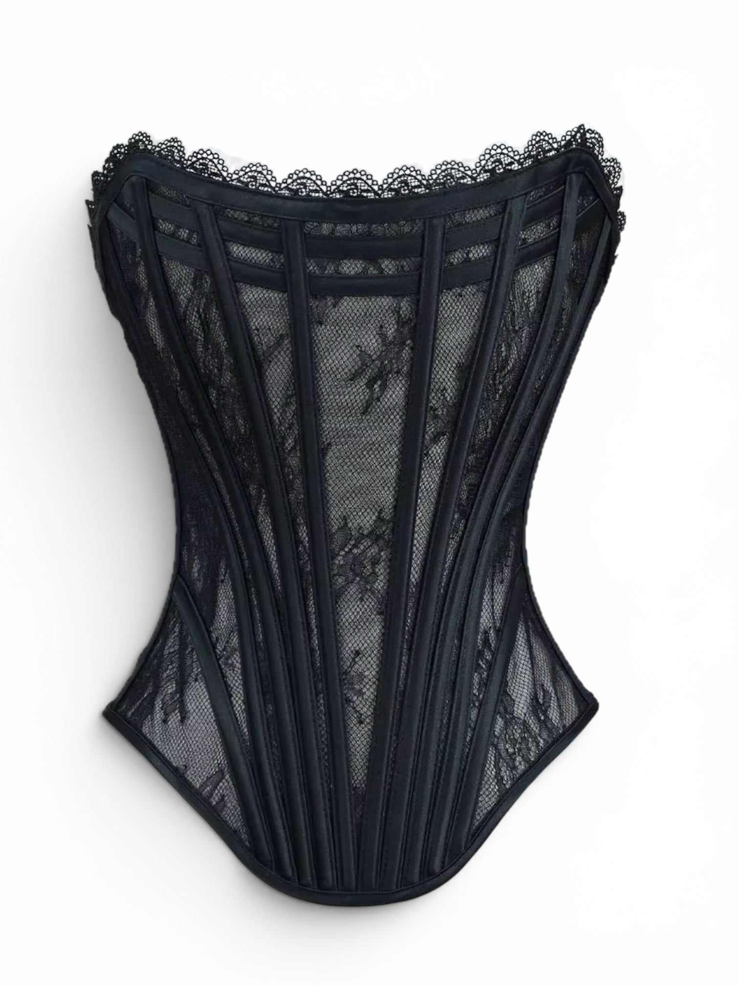 Noire Lace-Up Corset